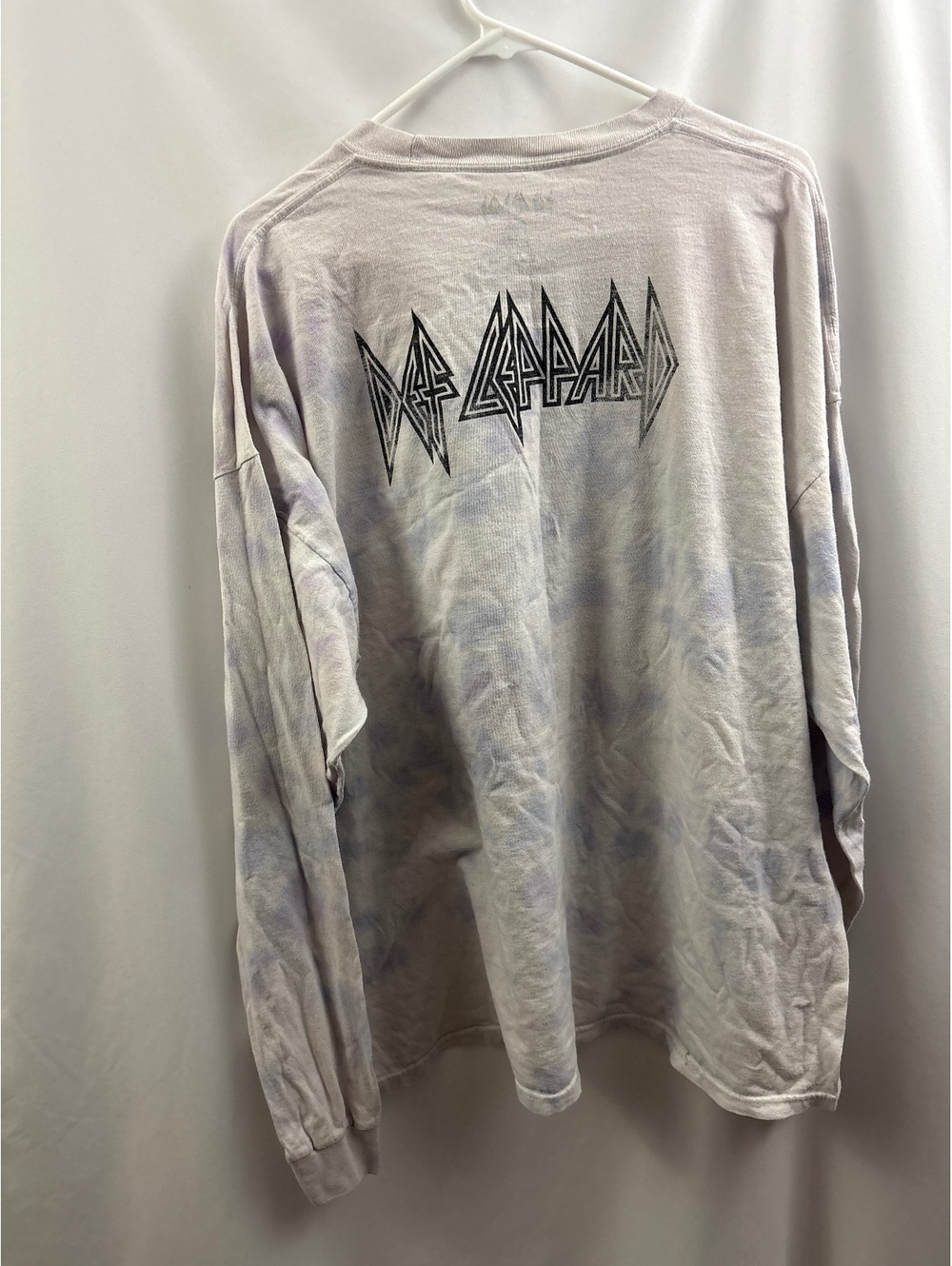 Def Leppard High 'N' Dry Men’s Light Purple Blue Long Sleeve Graphic T-Shirt 3XL - Picture 6 of 8